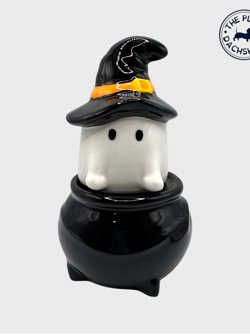 Ghost in Black Cauldron Ceramic Shaker Set